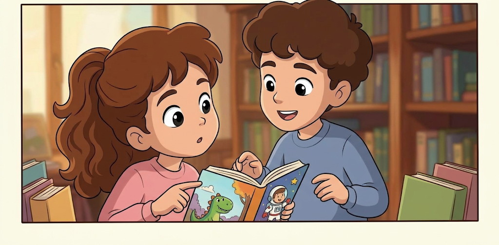 Niño leyendo un libro